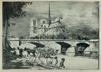 Apsyda Notre Dame, 1915