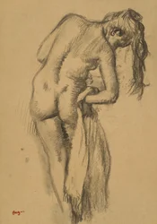 Po kąpieli, ok. 1891-92
