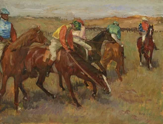 Przed wyścigiem, c.1882