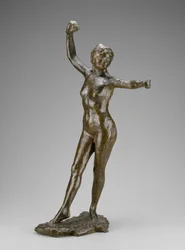Tancerz gotowy do tańca, prawa stopa do przodu, model 1882-95, odlew 191921.