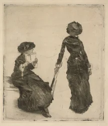 Malarka Mary Cassatt w Luwrze, kolekcja starożytności