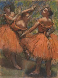 Czerwone spódnice, ok. 1807-1901 (pastel na papierze)
