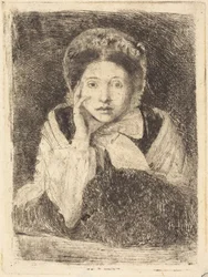 Marguerite De Gas, siostra artysty (Marguerite De Gas, soeur de l