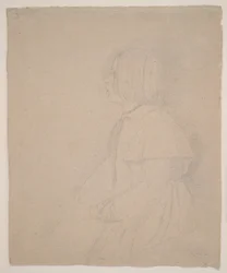 Portret Giulii Bellelli, 1858-9 (grafit)
