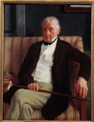 Portret Hilaire Degasa (1770 - 1858) dziadka artysty. Obraz Edgara Degasa (1834-1917)