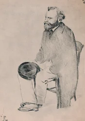 Portret siedzącego Maneta, ok. 1865, 1946.