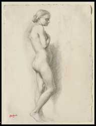 Akt stojący, ok. 1860-65