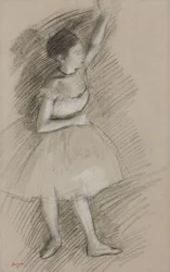 Studium tancerza; Studium tancerki, 1873-1874