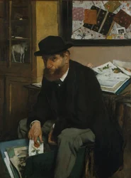 Kolekcjoner grafik, 1866.