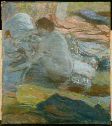 Kobieta wycierająca stopy, 1893