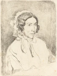 Kobieta w marszczonej czapce Dame agee, 18591860.
