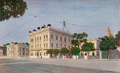 Pałac Cattete – oficjalna rezydencja prezydenta Brazylii, 1914 r.