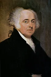 Prezydent John Adams (1735-1826) (litografia kolorowa)