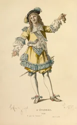 Kostium do roli Lelie, ok. 1868 r. (rycina)
