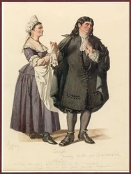 Portret Dorine i Tartuffe