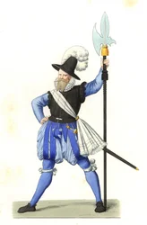 Heinrich Schmid, szwajcarska halabardnik