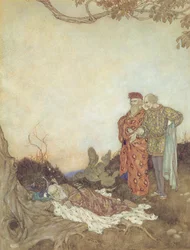 Ilustracja do filmu "Burza", akt II, scena 1