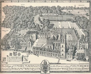Magdalen College, Oksford, 1905