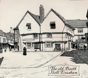 Stara hala targowa, Evesham, XIX wiek