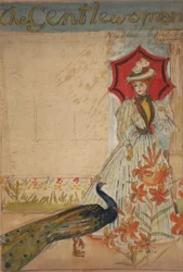 Panna, (recto); Support Home Industries (verso), ok. 1905 (gwasz na ołówku na karcie)