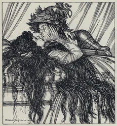 Tennyson, ilustracja do snu o pięknych kobietach i innych wierszy