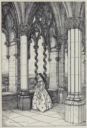 Tennyson, ilustracja do snu o pięknych kobietach i innych wierszy