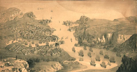 Miasto, forty i porty Sewastopola, 1854