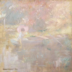 Pani w łodzi
