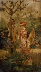 Spotkanie (olej)