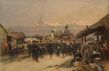 Singers of the Life-Guards 4. Batalion Strzelców Rodzin Cesarskich w Carskim Siole, 1889