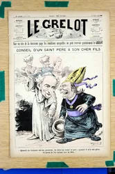 Okładka „Le Grelot”, numer 1109, Satyryka w Kolorach