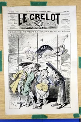 Okładka „Le Grelot”, numer 360, Satyryka w Kolorach