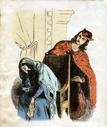 Ilustracja do Ivanhoe (akwaforta)