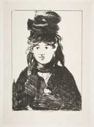 Berthe Morisot w czerni, 1872-74.