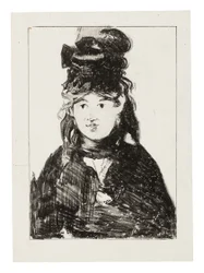 Berthe Morisot w czerni