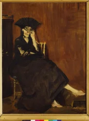 Berthe Morisot z wachlarzem
