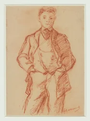 Manet - Portret Léona Koëlla-Leenhoffa, około 1868 roku