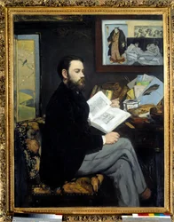 Portret Emile Zola (1840 - 1902) - Obraz Edouarda Maneta (1832-1883)