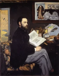 Portret Emila Zoli - 1868, olej na płótnie