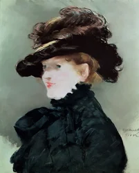 Portret Mery Laurent (1849-1900) 1882 (pastel na papierze)