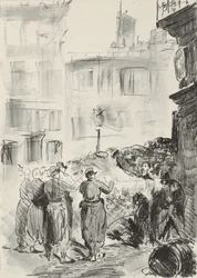 Barykada, 1871, druk 1884