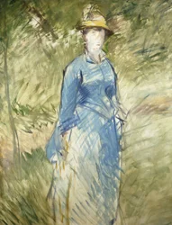 Młoda kobieta w zieleni; Młoda kobieta w zieleni, 1882