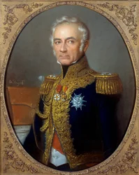 Portret Karola Tristana, hrabiego Montholon (1783-1853) Obraz Edouarda Pingreta (1788-1875) około 1840, 82 x 67 cm. Paryż, Musee de l