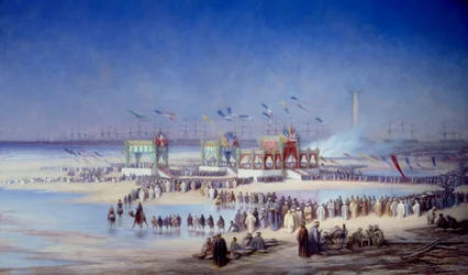 Ceremonia inauguracji Kanału Sueskiego w Port Saidzie (Port-Said) 17 listopada