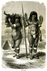 Para Indian Ticuna z Peru