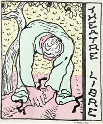 Okładka programu Théâtre Libre, 1890.