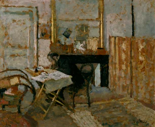 K.X. Roussel Czytanie, ok. 1904 (olej na tekturze)