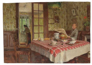 Czytanie w jadalni, Vaucresson, 1924