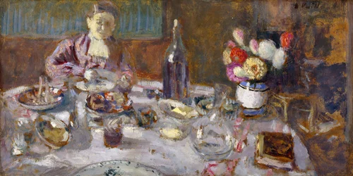 Śniadanie, 1901 (olej na tekturze)