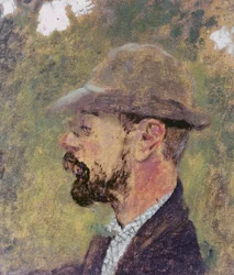 Portret Henri de Toulouse-Lautreca (1864-1901) ok. 1897-98